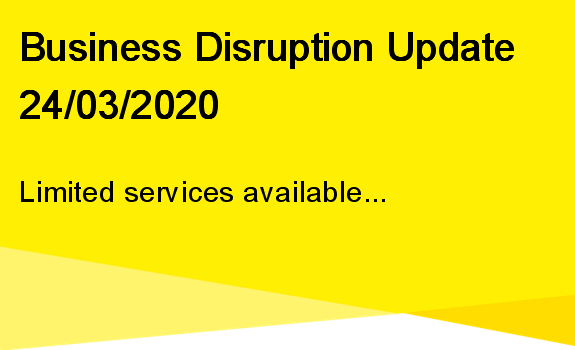 24/03/2020 - Business Update